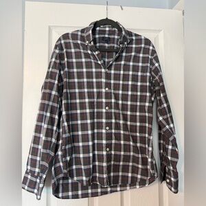 Men's Plaid Button-Down Shirt